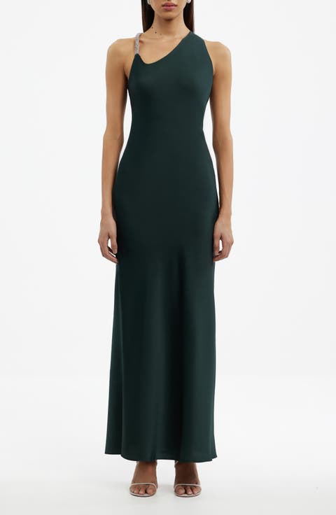 Abbey Asymmetric Maxi Dress