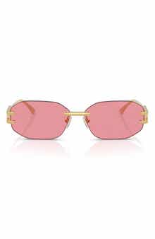 Versace 58mm Oval Sunglasses