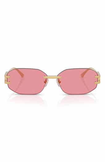 Versace 58mm Oval Sunglasses