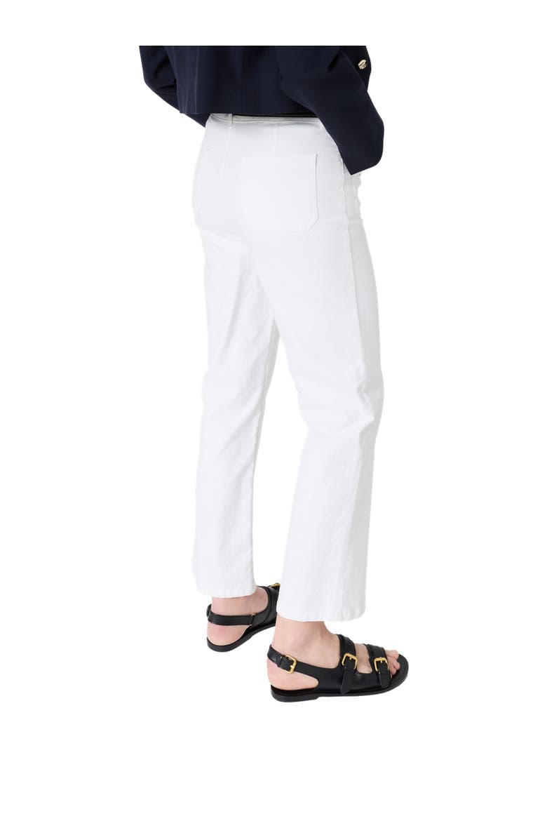 Allie Cropped Straight Leg Jeans, Alternate, color, White