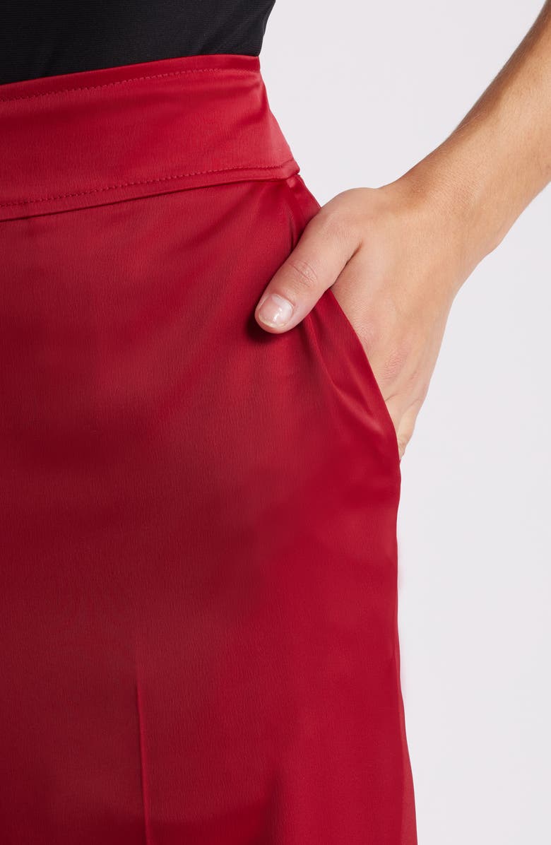 Anne Klein Pull-On Wide Leg Pants, Alternate, color, 