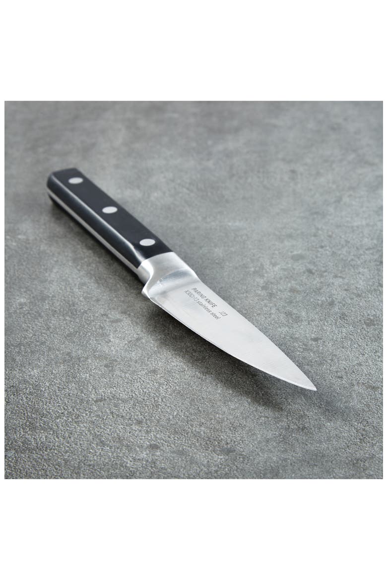 Dina Gene 3 1/2" Paring Knife, Alternate, color, BLACK