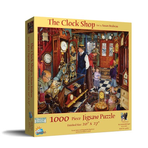The Clock Shop 1000 piece Jigsaw Puzzle for Adults