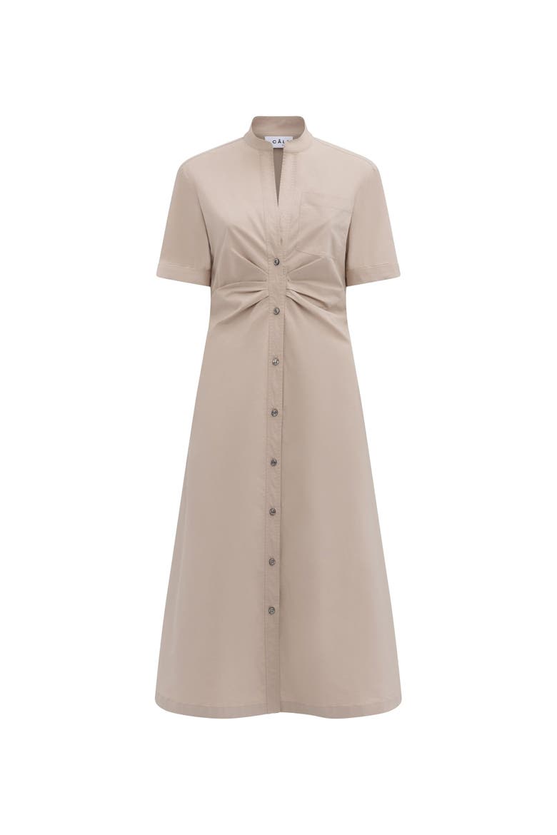 NOOR Shirtdress, Main, color, Buff Beige