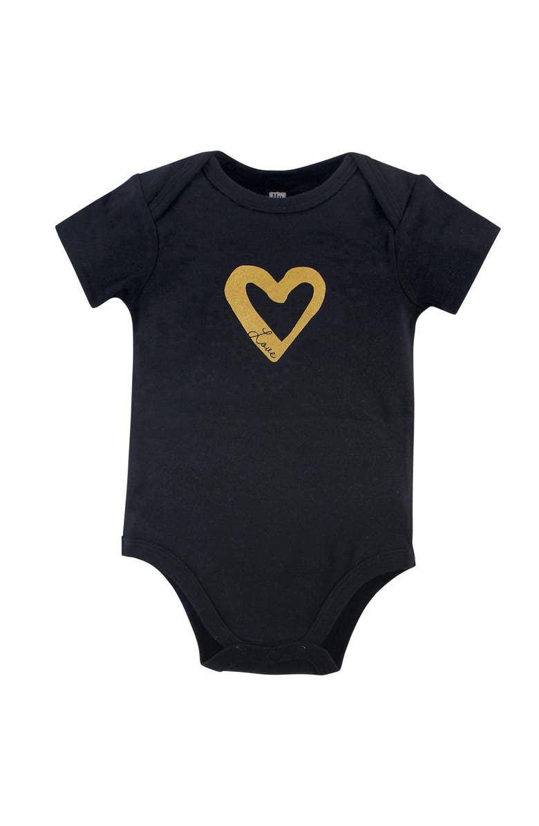 Hudson Baby Three-Piece Set of Cotton Bodysuits, Alternate, color, Dream Love