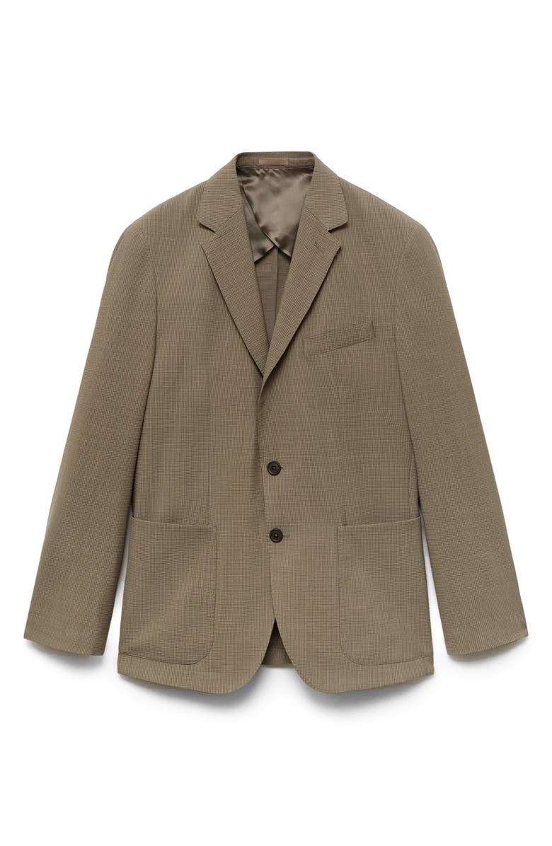 MANGO Slim Fit Cool Wool Blazer, Alternate, color, 