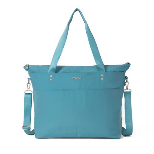 Baggallini Carryall Laptop Tote Bag In Seaside Blue