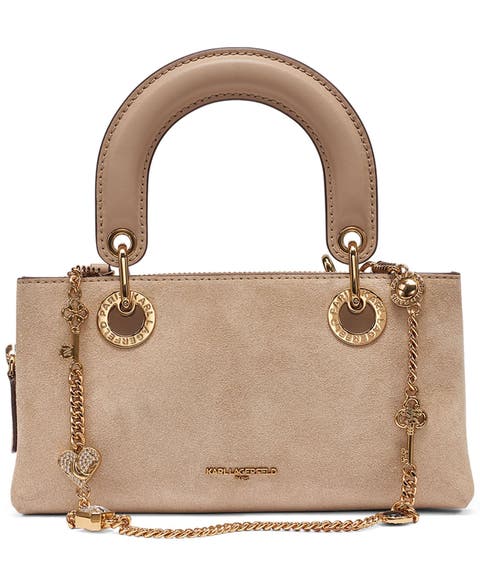 Benoite Suede Shoulder Bag