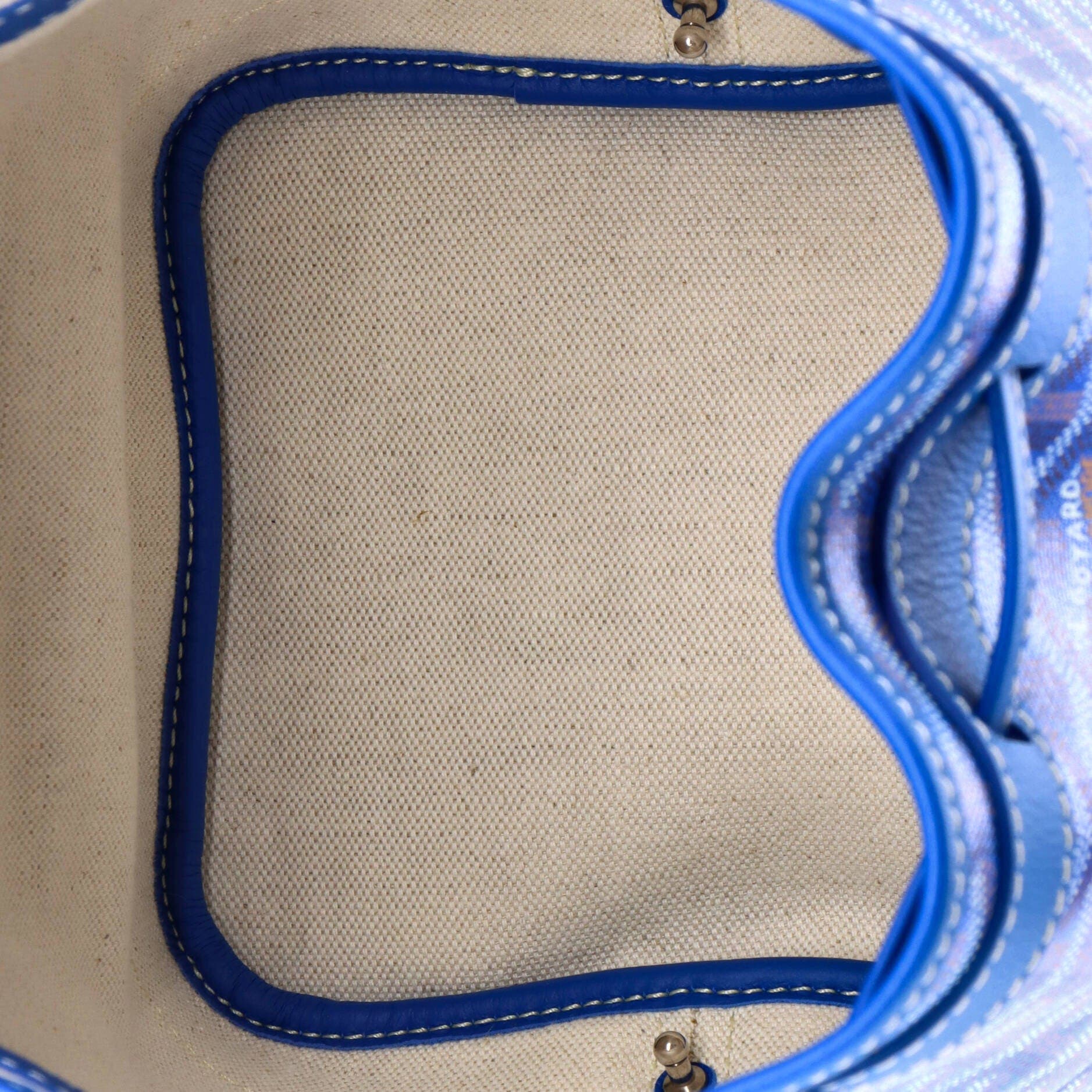 Petit Flot Bucket Bag Coated Canvas PM, Alternate, color, Blue