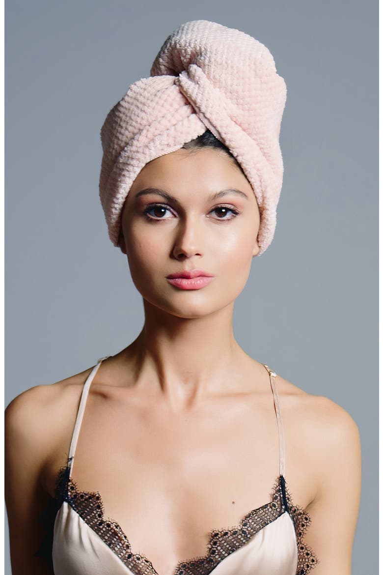 Smooth & Dry Plush Microfiber Hair Wrap, Alternate, color, NO COLOR