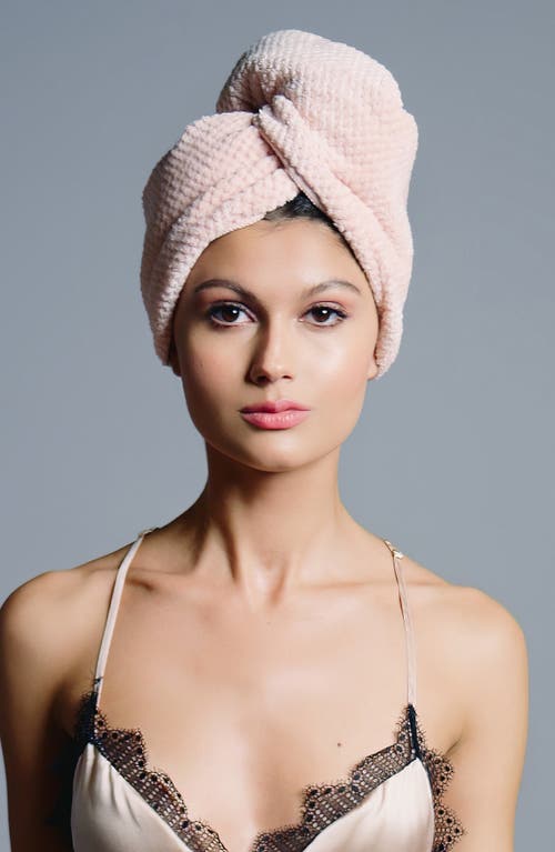 The Hair Edit Smooth & Dry Plush Microfiber Hair Wrap In Transparent