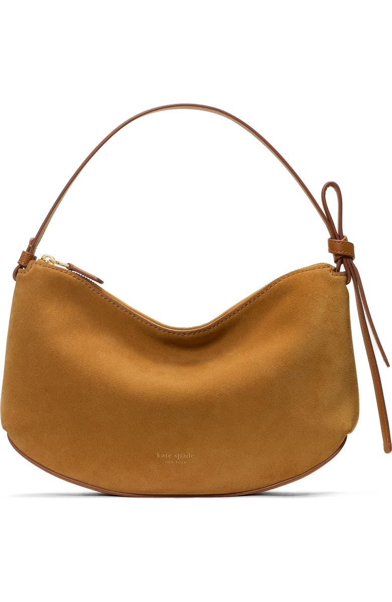 Kate Spade New York loop suede shoulder bag, Main, color,