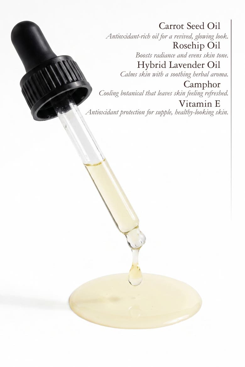 Carrot Seed Rosehip Brightening Hydrating Under Eye Serum, Alternate, color, Amber