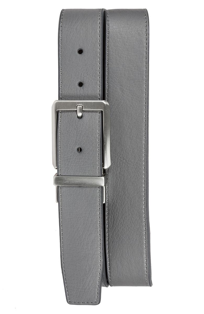 Nike Core Reversible Leather Belt, Alternate, color, Dark Grey