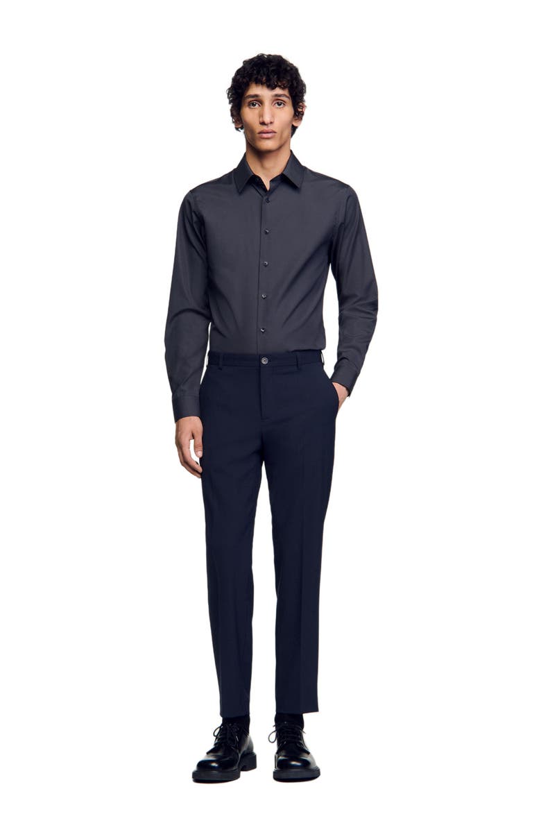 SANDRO Long-sleeved shirt, Alternate, color, 