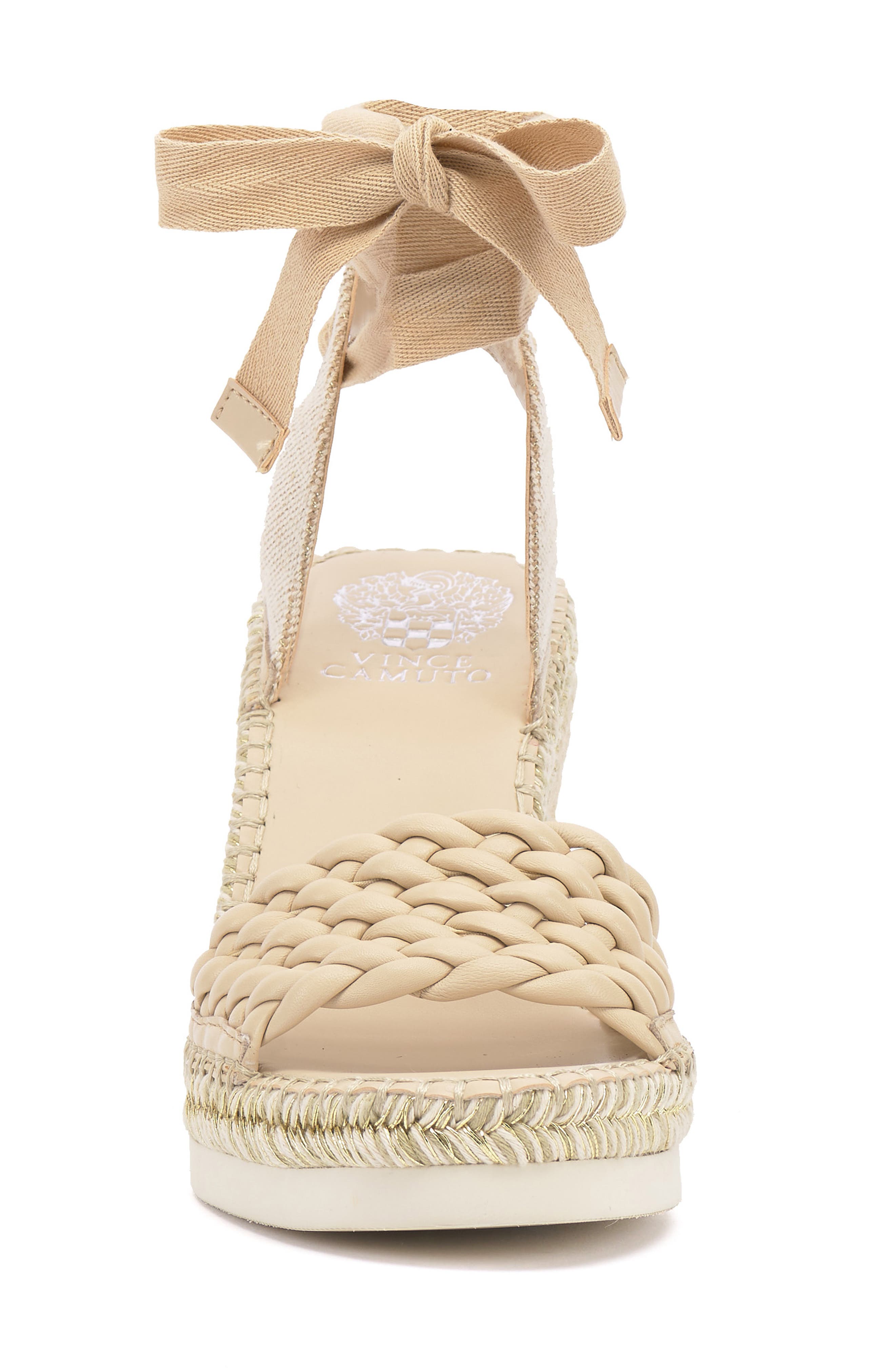 Bryleigh Espadrille Wedge Sandal, Alternate, color, BONE/ NATURAL