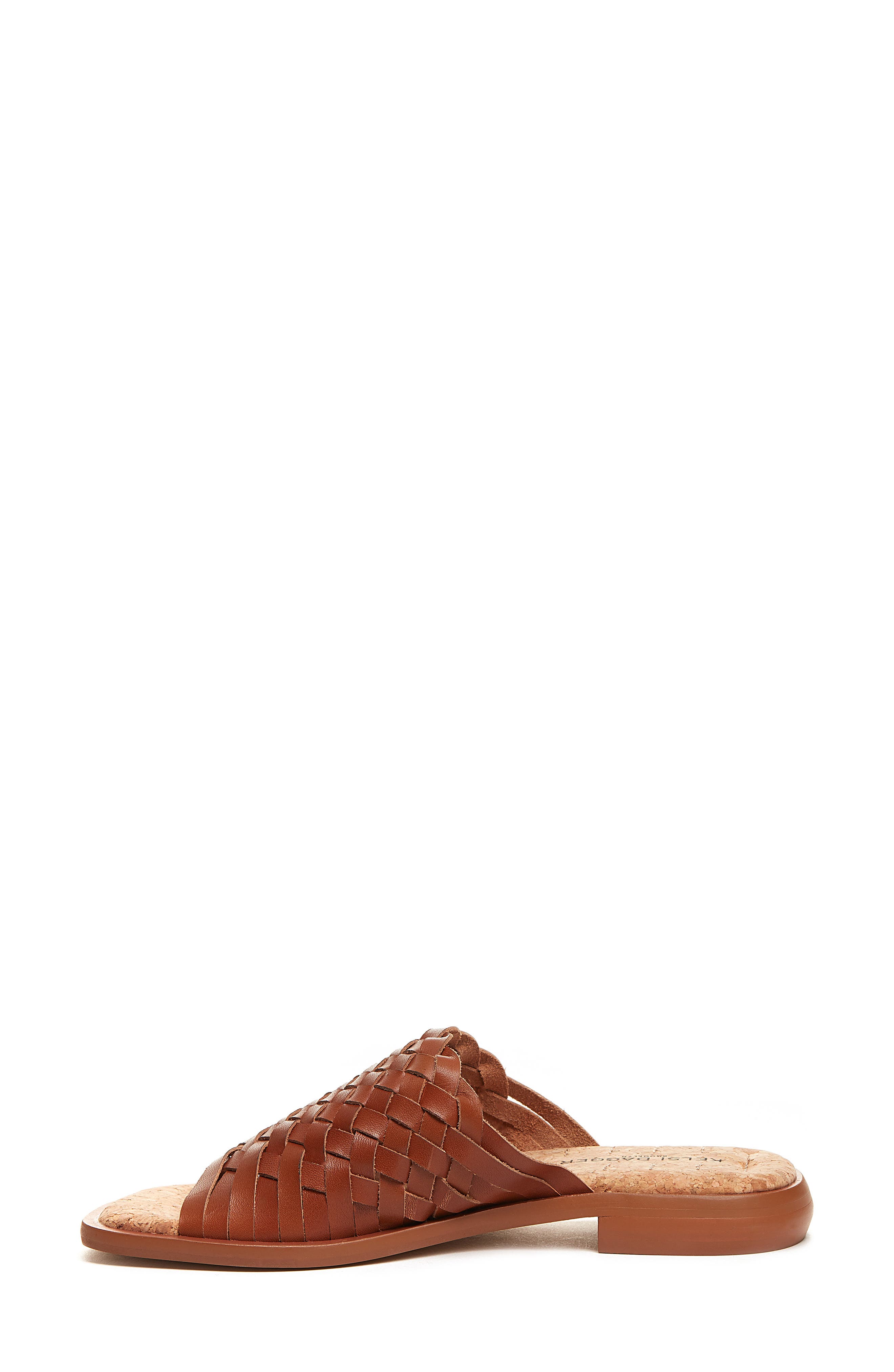 Kelsi Dagger Brooklyn Tide Woven Leather Slide Sandal, Alternate, color, 