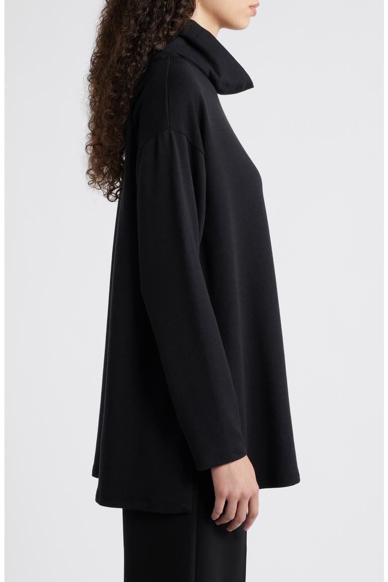 Cowl Neck Knit Top, Alternate, color, BLACK