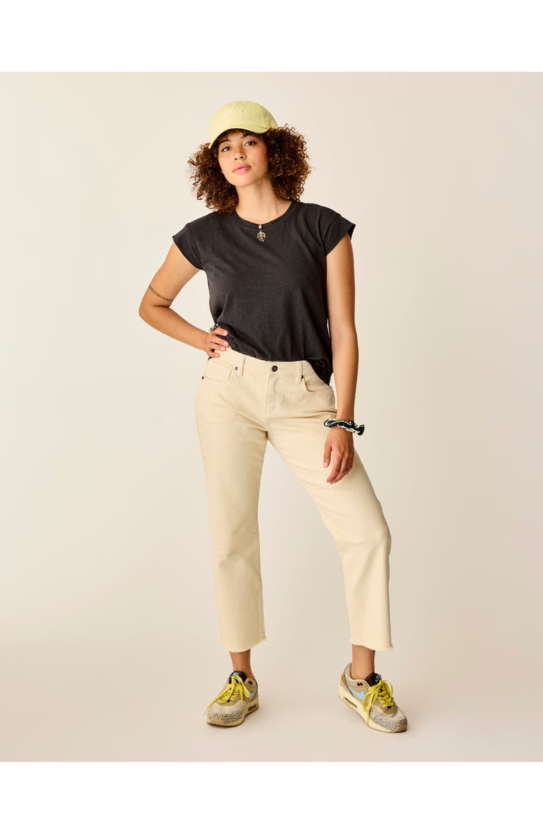 Carve Designs Austin Crop Jean, Alternate, color, Ecru