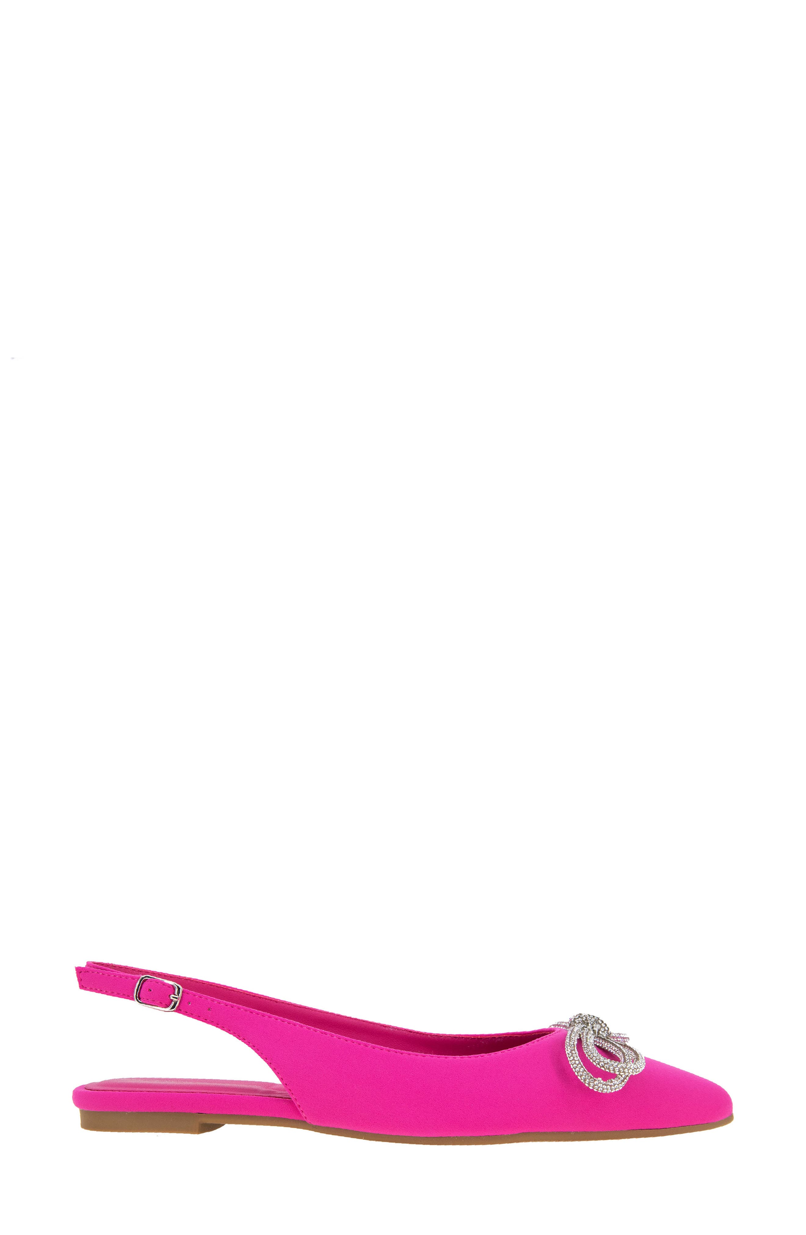Kristin Pointed Toe Slingback Mule, Alternate, color, FUCHSIA PINK NEOPRENE