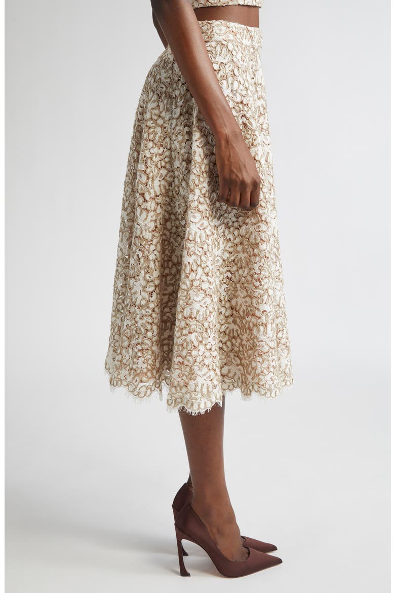 Soutache Lace Circle Skirt, Alternate, color, HEMP/ ECRU