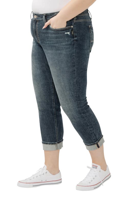 Silver Jeans Co. Plus Size Suki Mid Rise Curvy Fit Capri Jeans