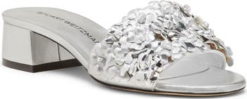 ローファー・オックスフォード Stuart Weitzman SK177LQT Closed Meadow flat slide MEADOW FLAT SLIDE in SEASHELL for Women | Stuart Weitzman®