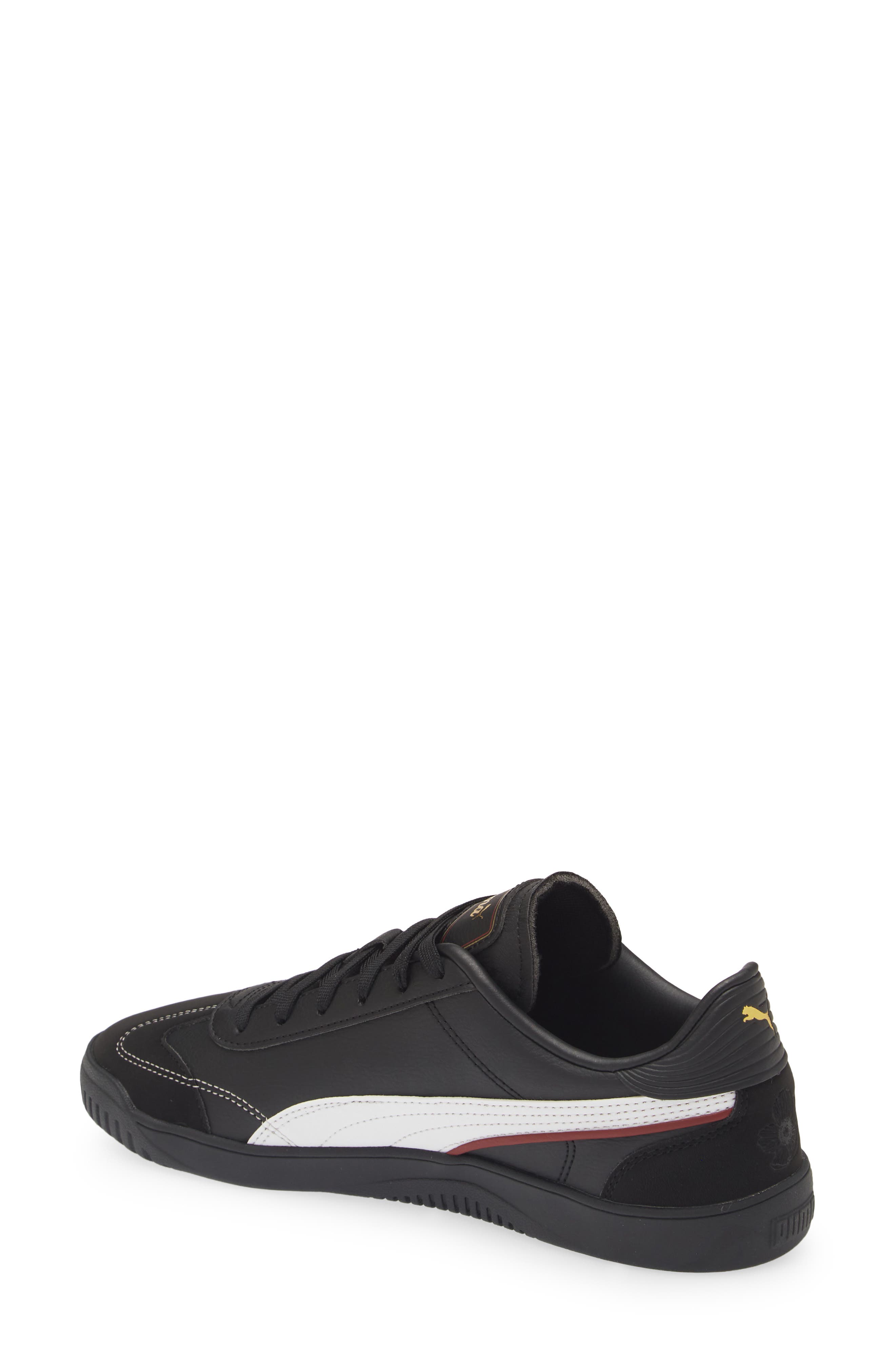 PUMA Club 5v5 Class Act Low Top Sneaker, Alternate, color, Puma Black-Puma White-Gold
