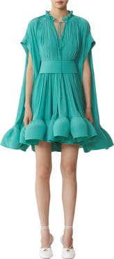 Lanvin Short Charmeuse Dress