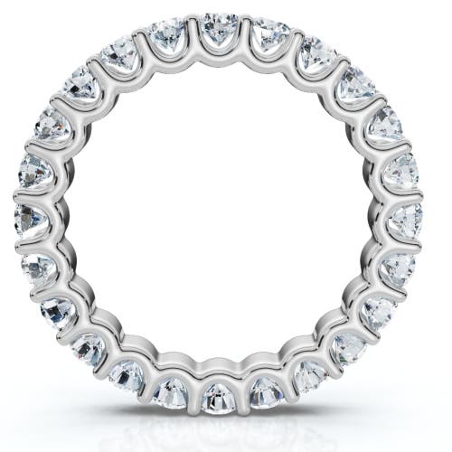 Bliss Diamond 1 1/2 Cttw Diamond Eternity Ring U Prong 14k Gold Wedding Band In 14k White Gold