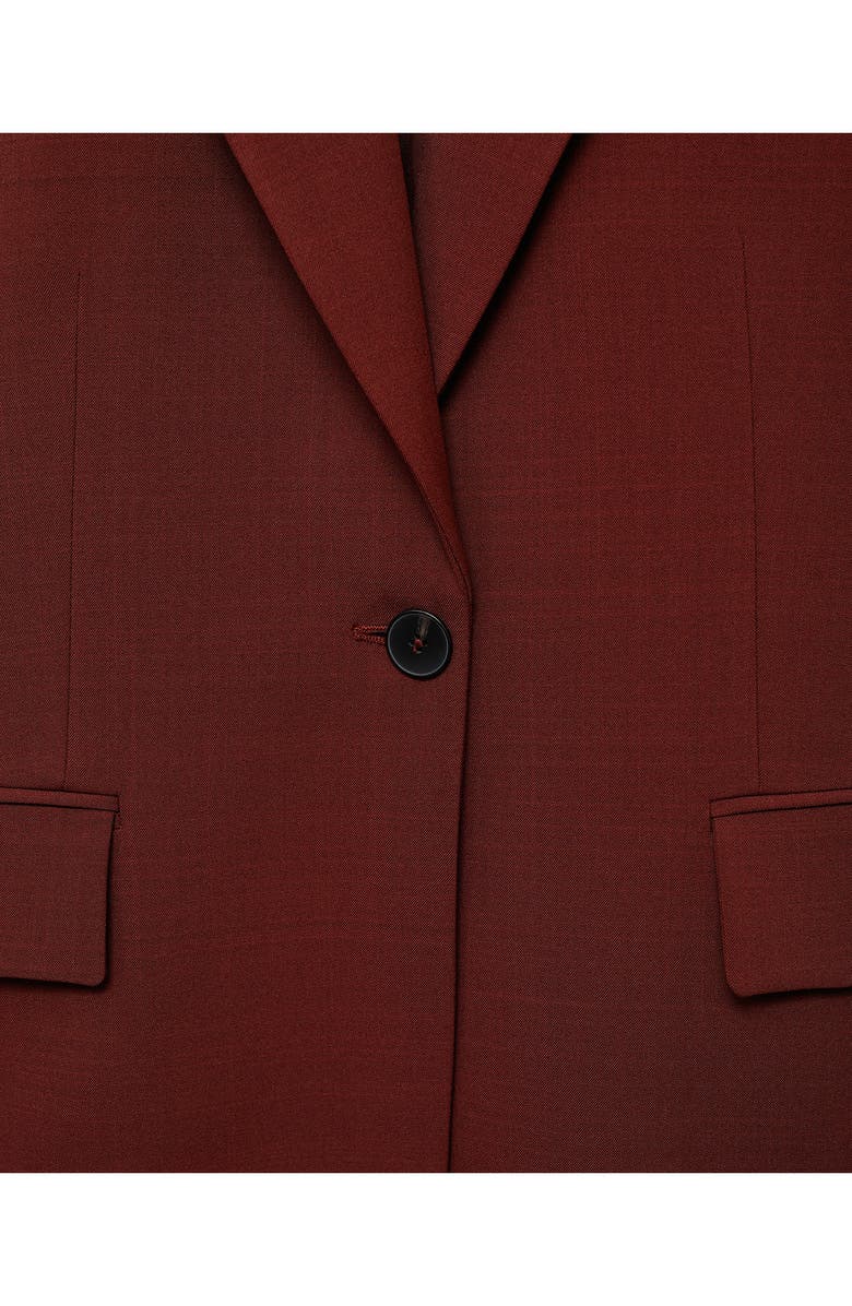 MANGO Straight Jacket, Alternate, color, Dark Orange