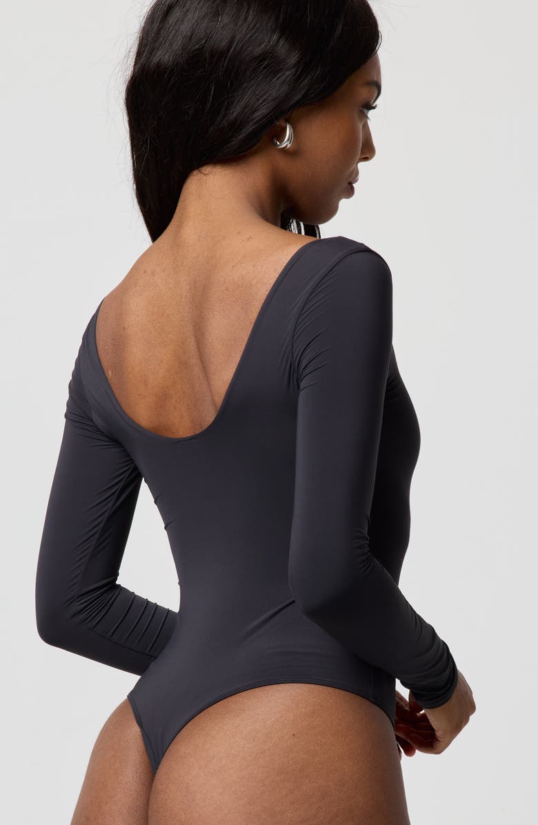 Florence by Mills Softie Flex Bodysuit, Alternate, color, Black