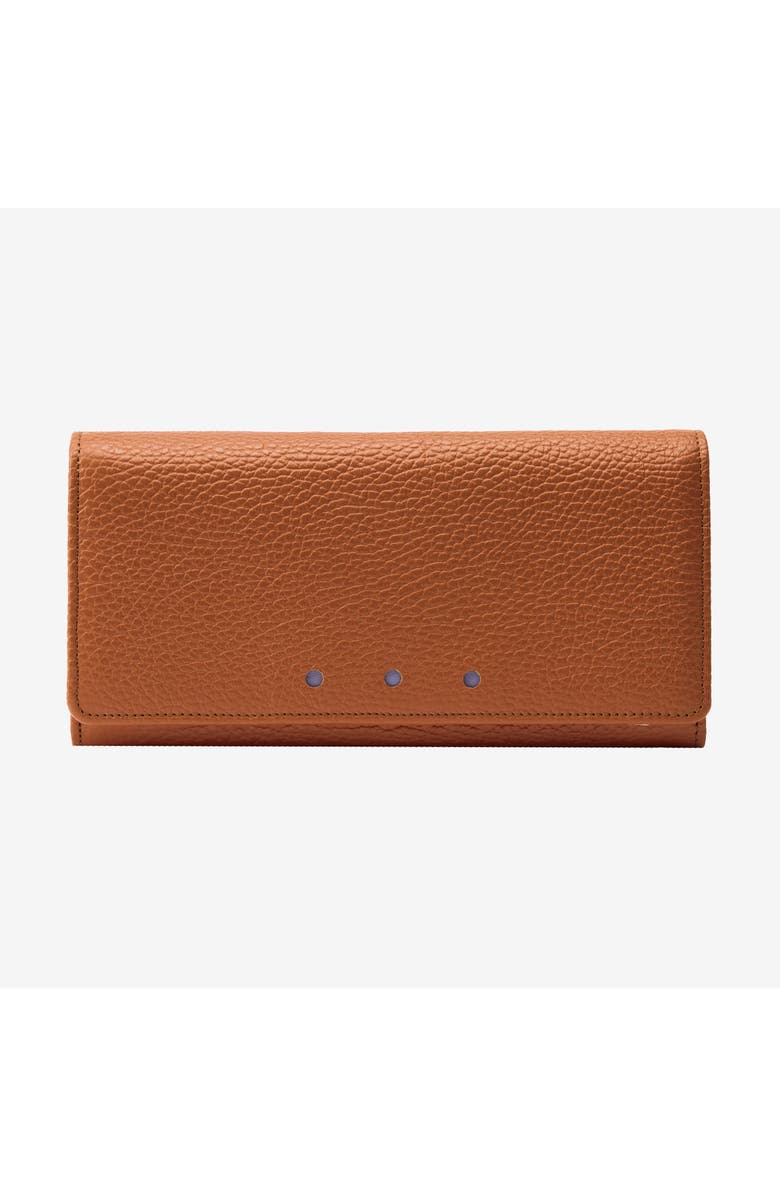 Tusk Ascot Flap Over Wallet, Alternate, color, Toast