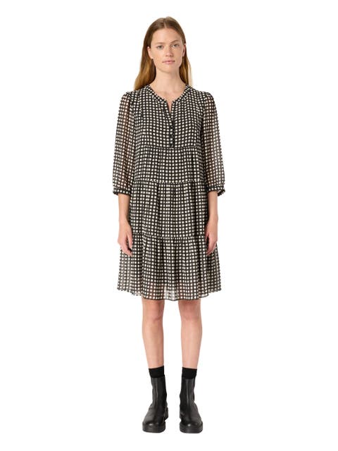Lira Tiered Polka Dot Dress