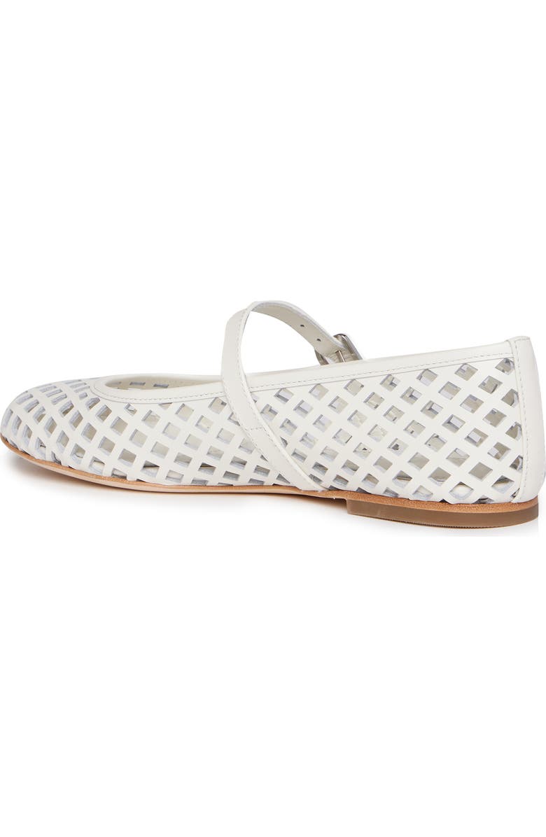 PAIGE Jaden Cutout Mary Jane Flat, Alternate, color, Cream