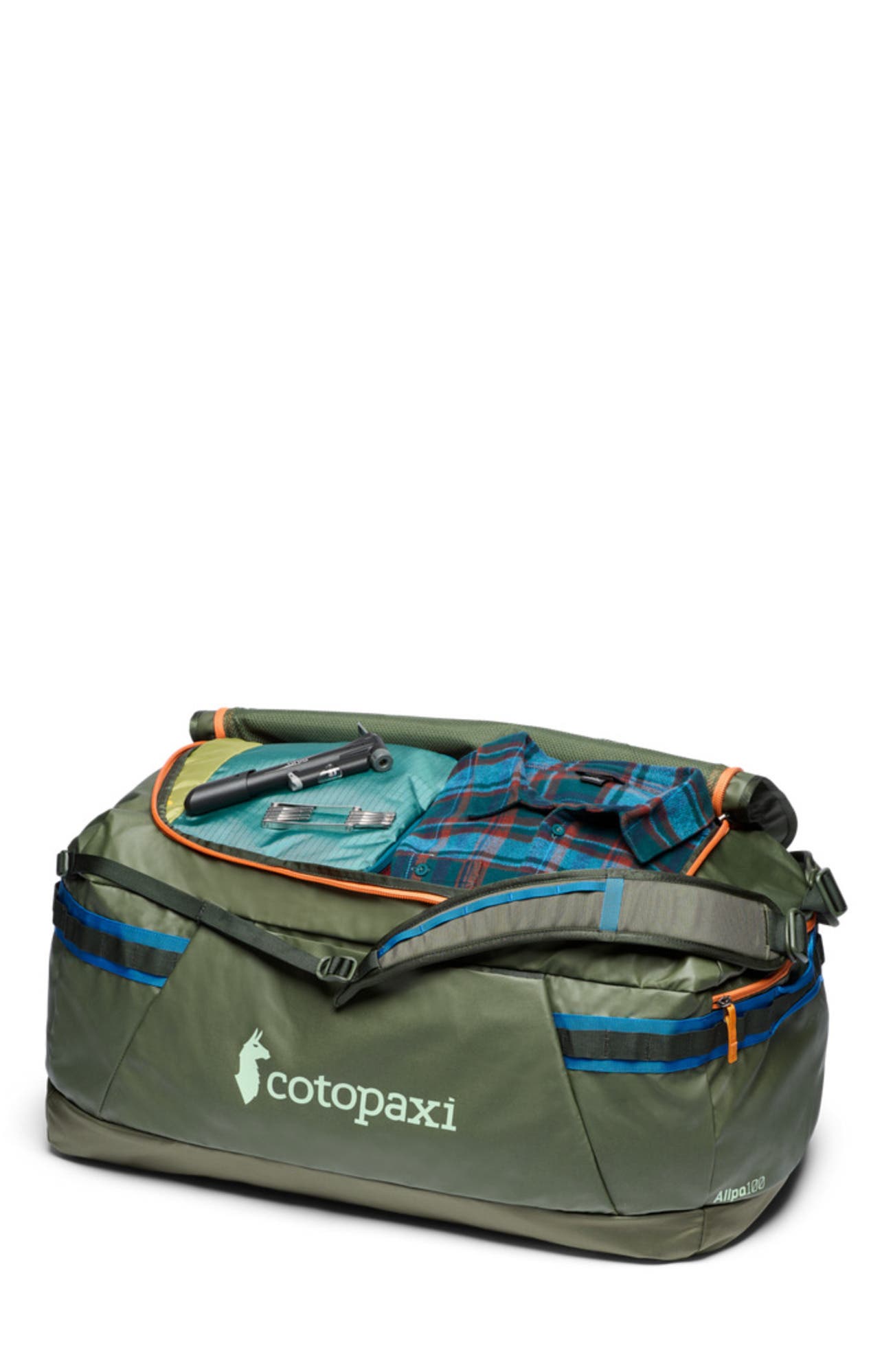 Allpa Getaway 100L Duffel, Alternate, color, Fatigue