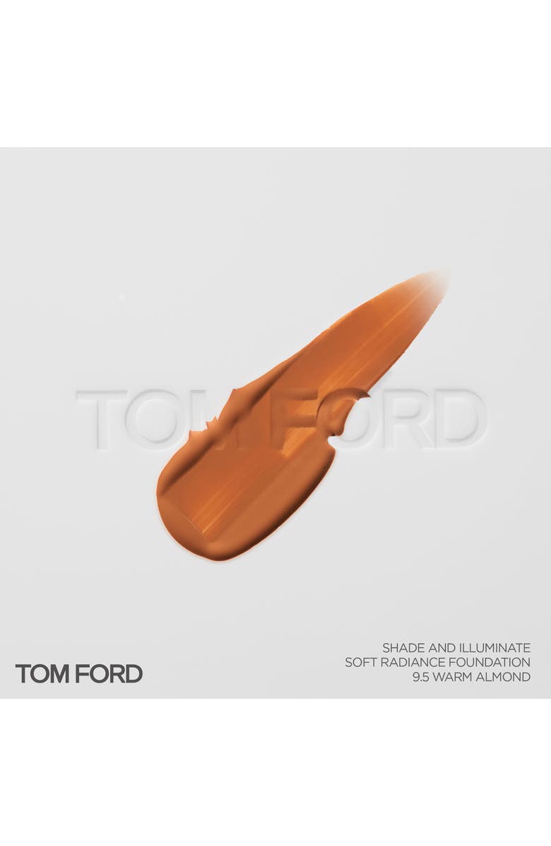 TOM FORD Shade and Illuminate Soft Radiance Foundation SPF 50, Alternate, color, 9.5 Warm Almond