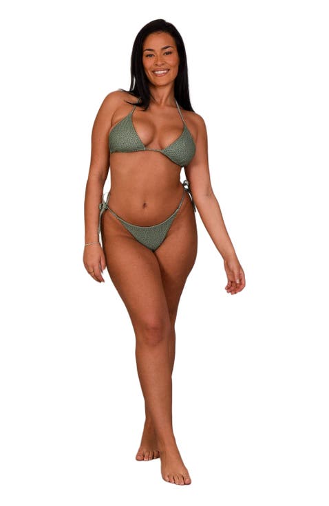 Sahara Sage Tie Side Bikini Bottoms