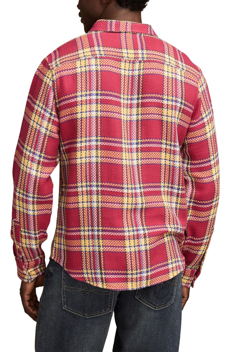 Plaid Flannel Utility Shirt, Alternate, color, RED PLAID