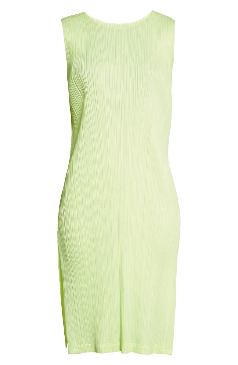 Pleats Please Issey Miyake Pleated Tank Dress, Alternate, color, 