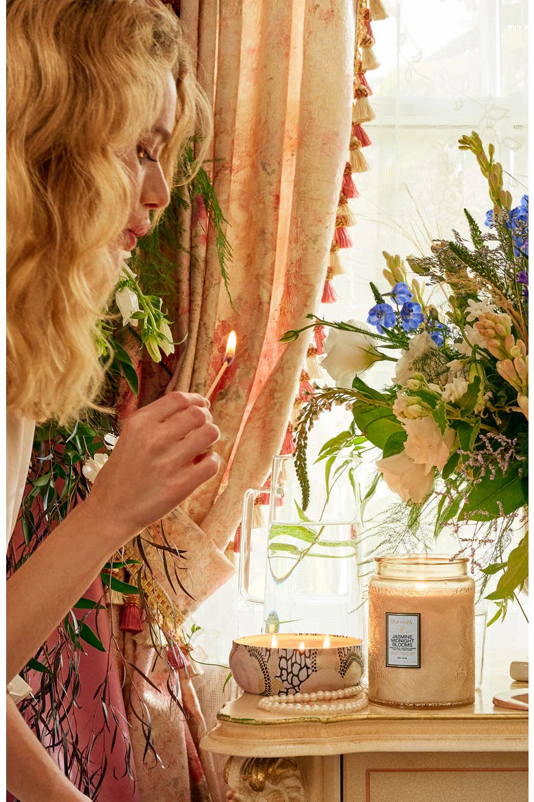 Jasmine Midnight Blooms Large Jar Candle, Alternate, color, JASMINE MIDNIGHT BLOOMS