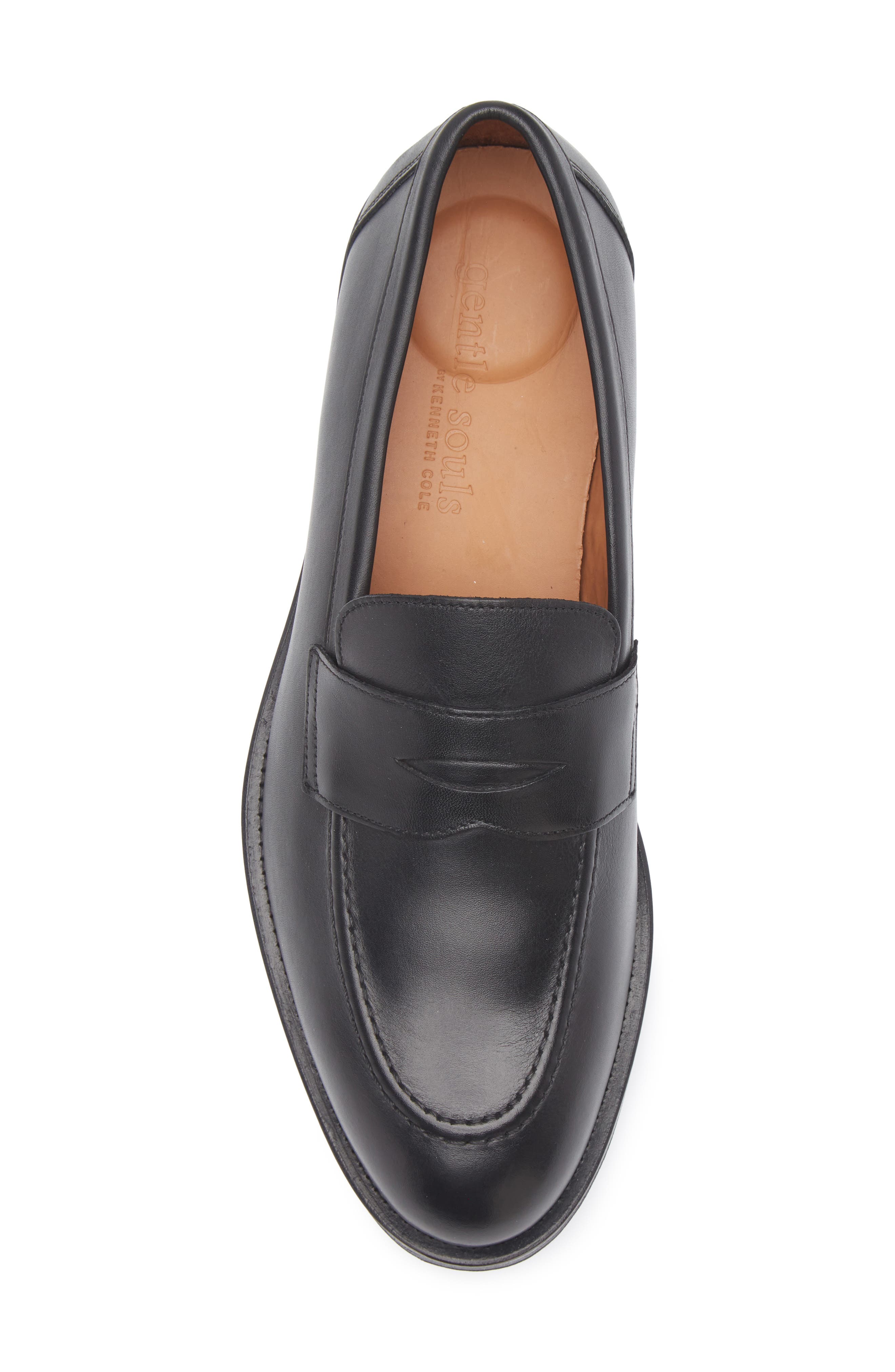 Gentle Souls Porto Penny Loafer, Alternate, color, Black