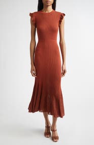 Ulla Johnson Noelle Metallic Knit Dress
