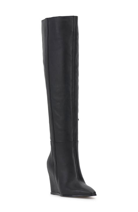 Tiasie Over the Knee Wedge Boot (Women)