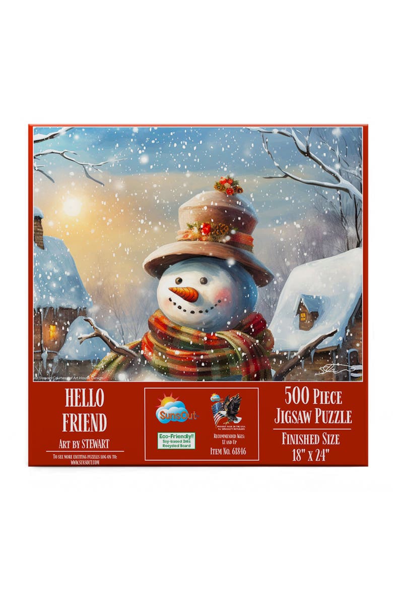 Hello Friend 500 piece Jigsaw Puzzle for Adults, Alternate, color, Multicolor