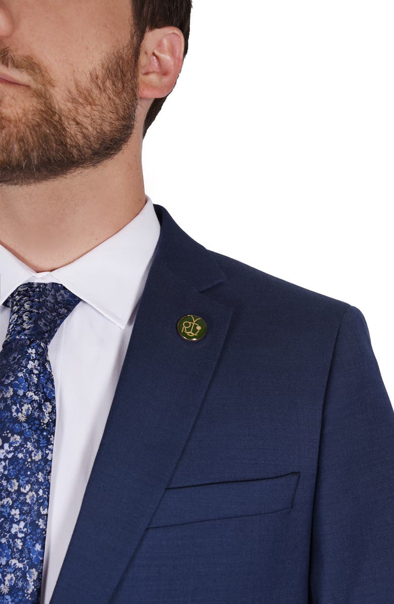 CRICKETEER Slim Fit Wool Blend Suit, Alternate, color, Navy