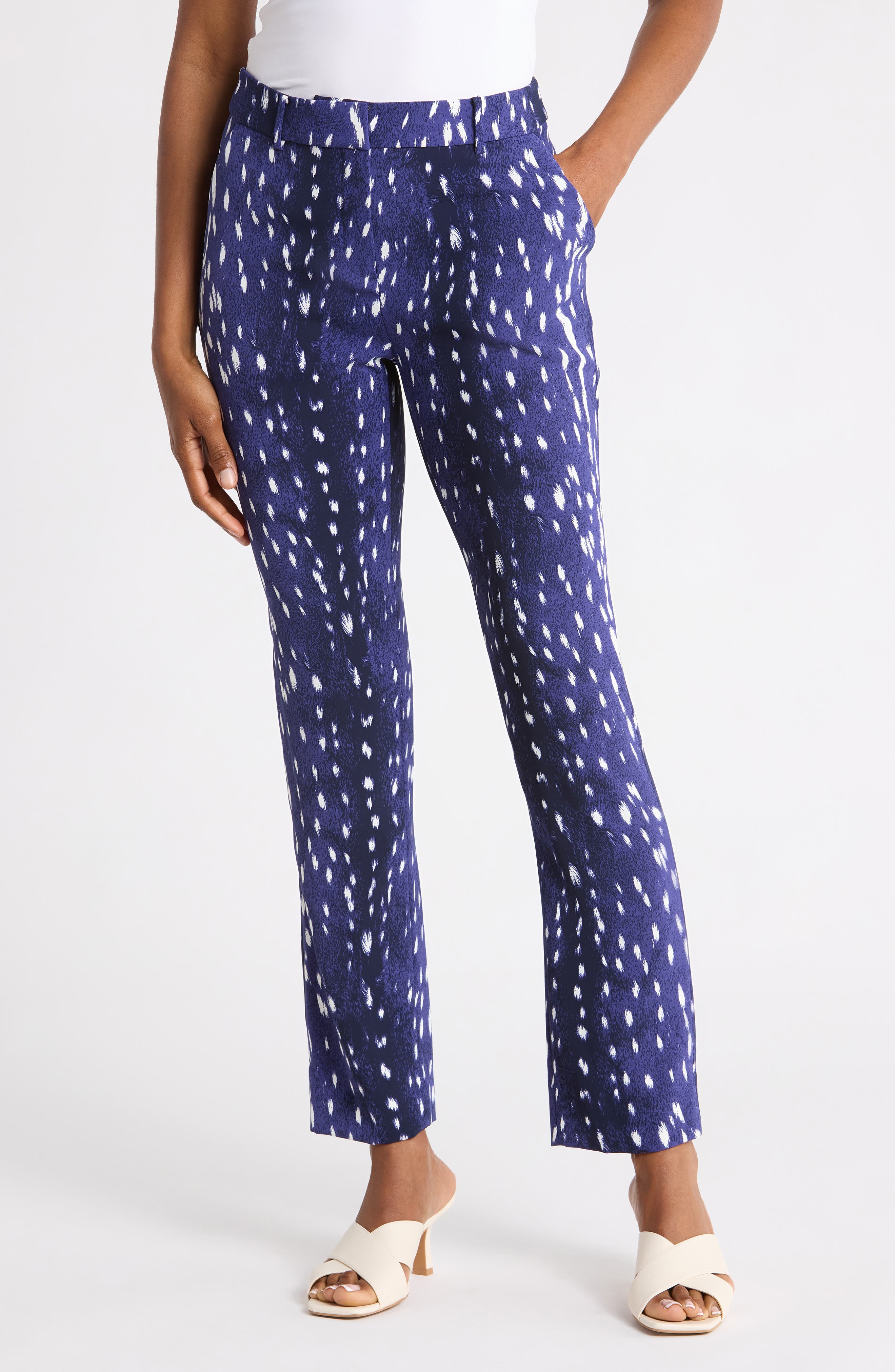 Glora High Waist Straight Leg Pants