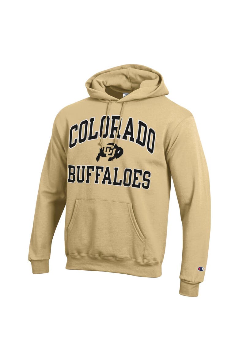 Men's Champion  Gold Colorado Buffaloes High Motor Pullover Hoodie, Alternate, color, Gold