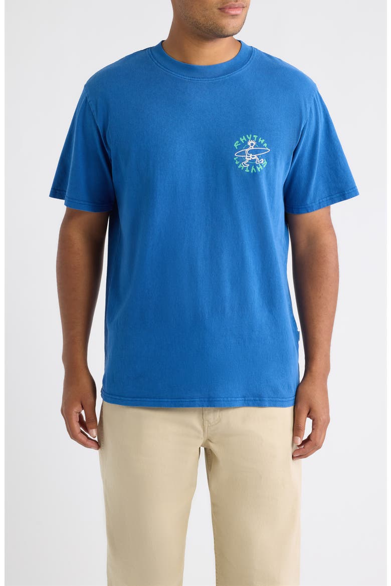 Jaunt Vintage Cotton Graphic T-Shirt, Main, color, COBALT