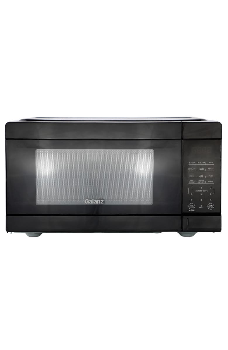Galanz 0.9 Cu Ft. 900 Watt Counter Top Microwave Oven, Main, color, Black